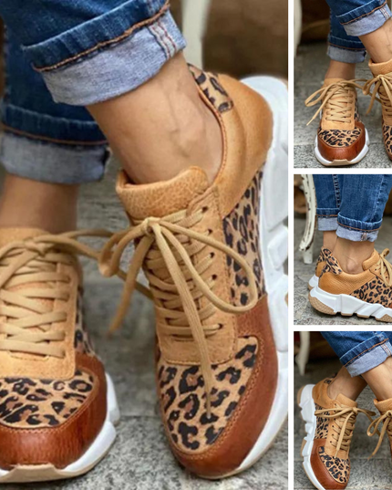 Melissa | Leopard Print Orthopedic Sneakers