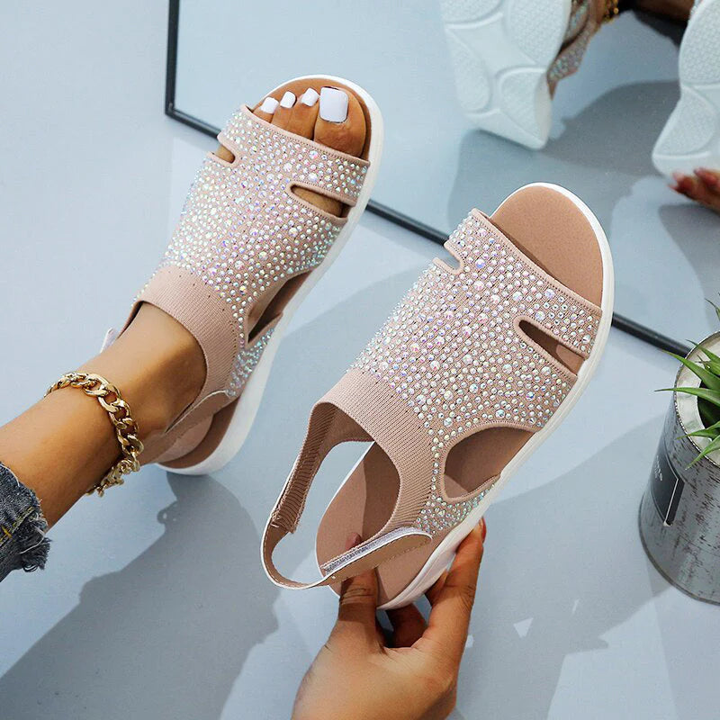 Women's Orthopedic Rhinestone Sandals Orthopedic Sandals