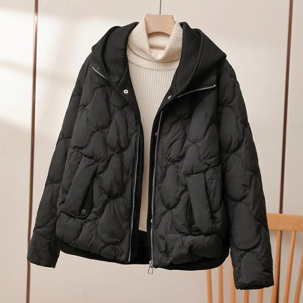L'Aurablend Puffer Coat Pearl black New Arrivals