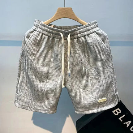 Gaia | Herringbone Breeze Shorts Gray M