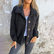 Adira Autumn Coat for Stylish Women with Warmth and Comfort Black Jackets