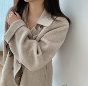 Lisa™ | Double Breasted Blended Coat