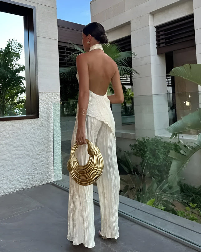 Lindsey | Pleated Two-Piece Set Holiday vibes