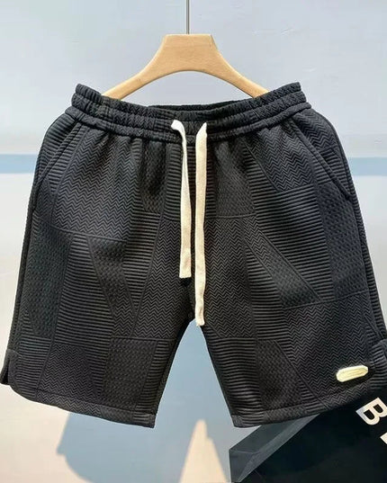 Gaia | Herringbone Breeze Shorts Black M