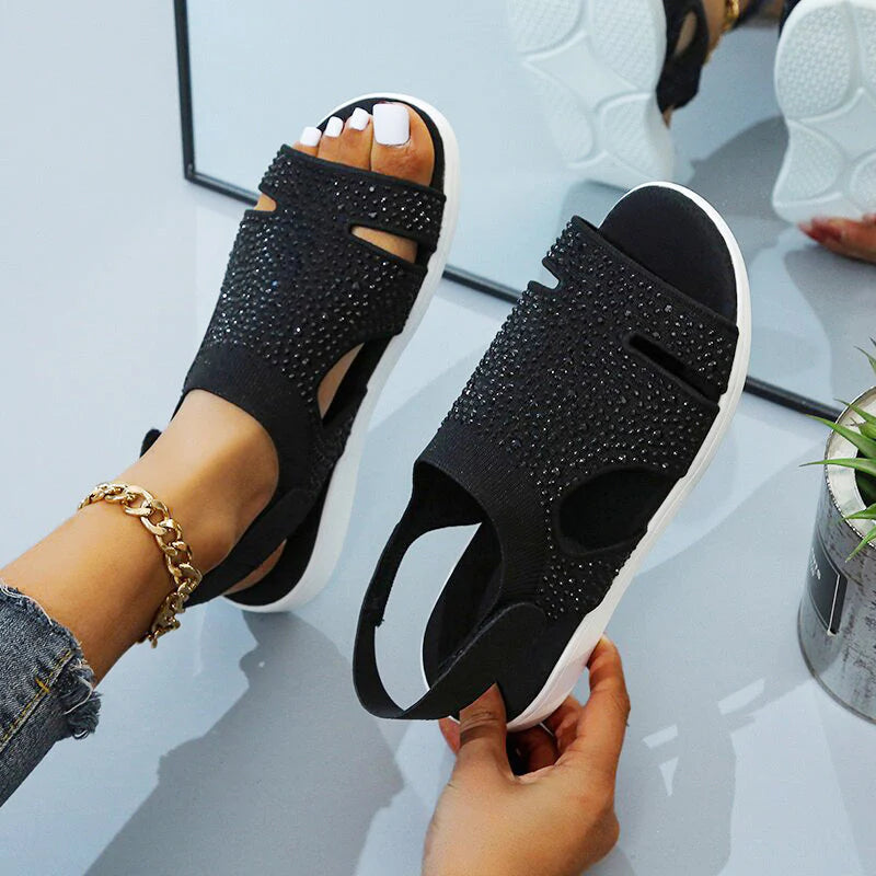 Women's Orthopedic Rhinestone Sandals Orthopedic Sandals