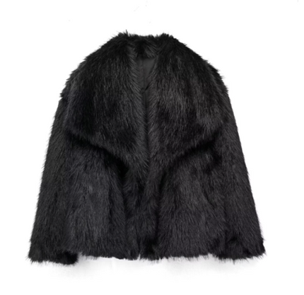 Arelle - Plush Jacket Black