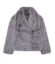 Arelle - Plush Jacket Gray