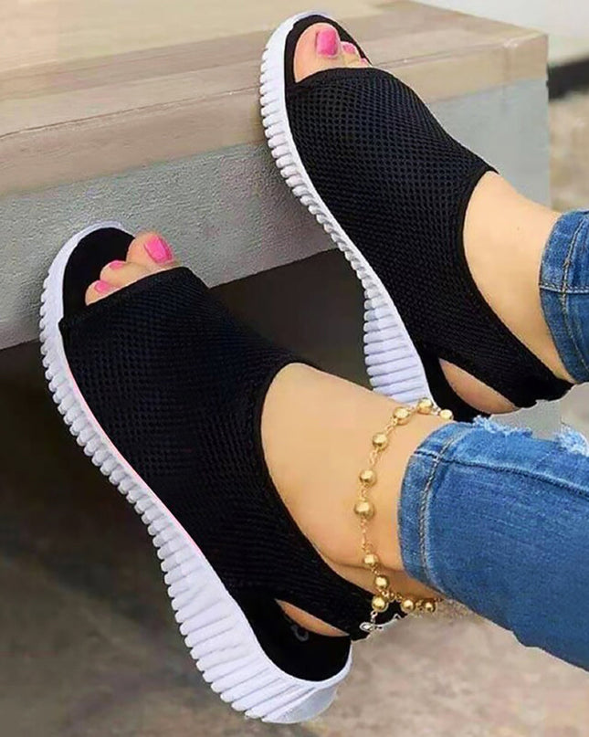 Women's Orthopedic Slingback Sandals Black Orthopedic Sandals