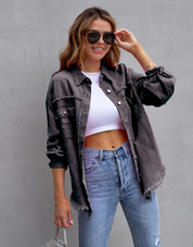 Oversized Denim Jacket Jacket