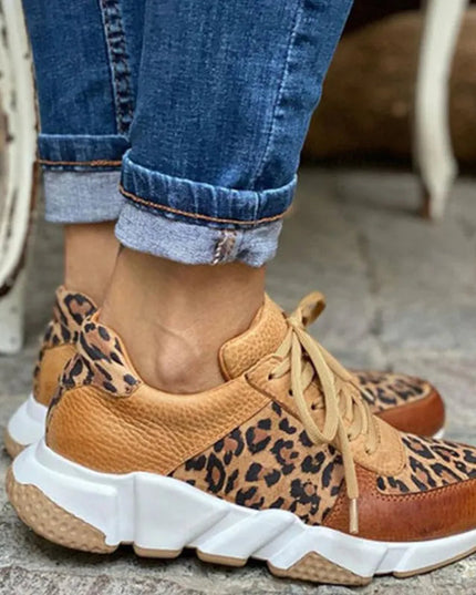 Melissa | Leopard Print Orthopedic Sneakers