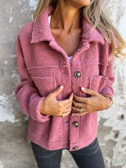 Adira Autumn Coat for Stylish Women with Warmth and Comfort Pink Jackets