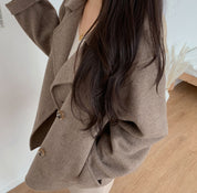 Lisa™ | Double Breasted Blended Coat