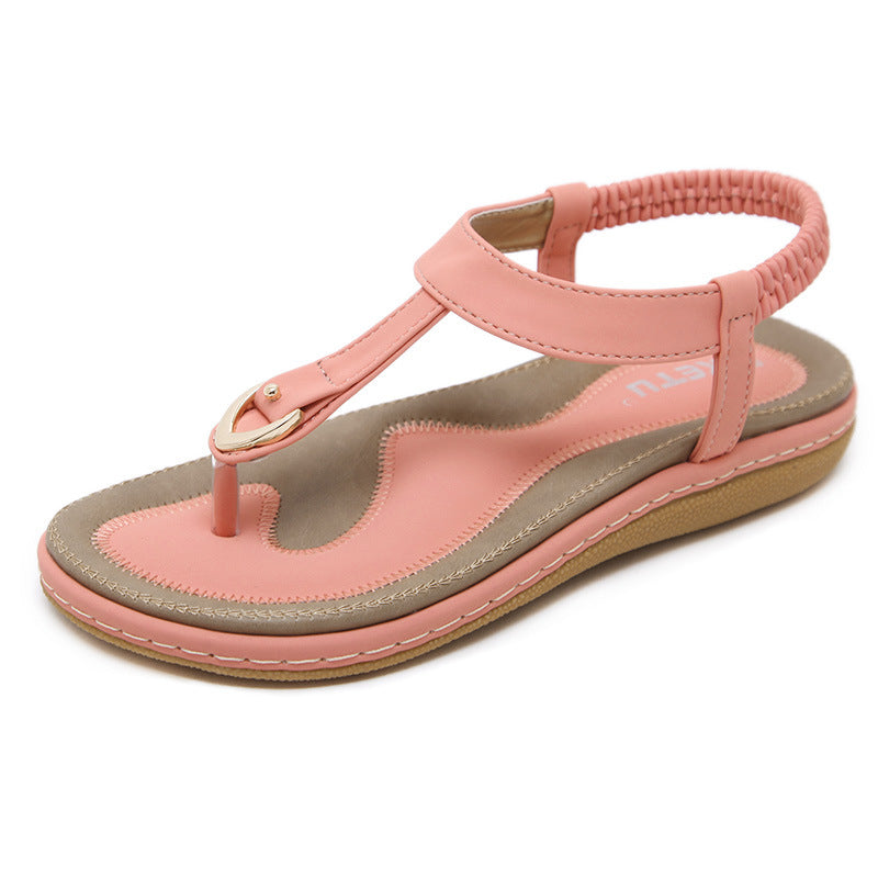 Strappy Flat Sandals – Lightweight Sandal Pink Sandals