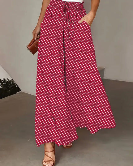 Lhaura – Comfy Summer Pants Red