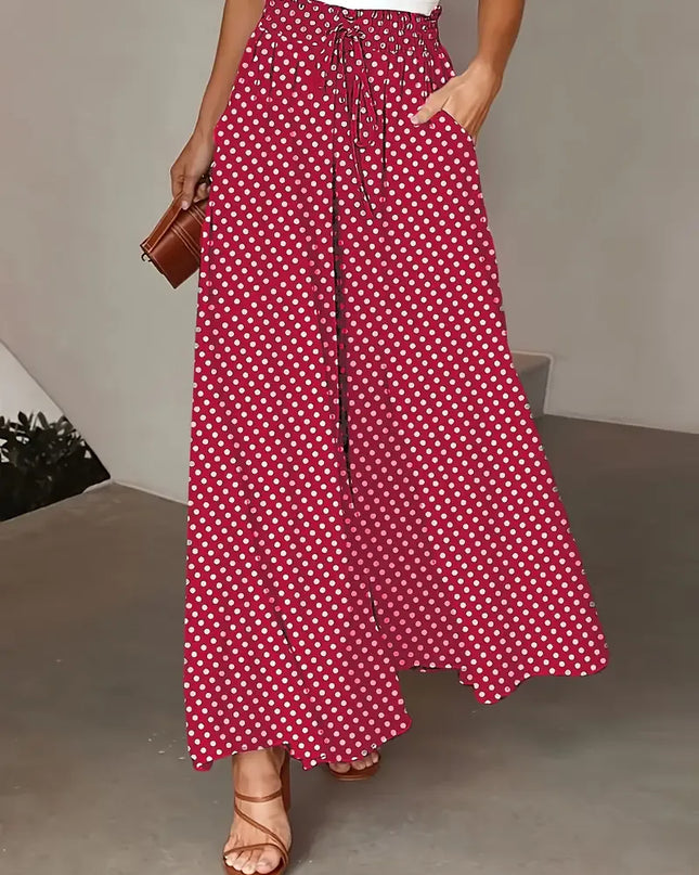 Lhaura – Comfy Summer Pants Red