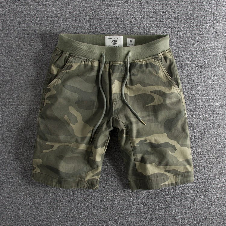 Jack Washington Casual Camou Shorts Gray Men Shorts