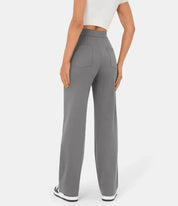 Jade | Elastic pants with high Waist Trousers