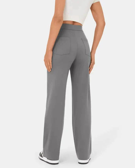 Jade | Elastic pants with high Waist Trousers