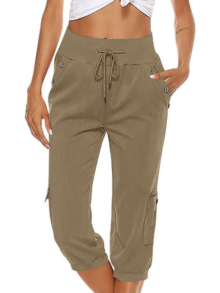 Emilia | Capris Khaki Women Pants