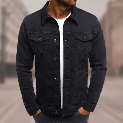 Jaden | Denim Shirt Black
