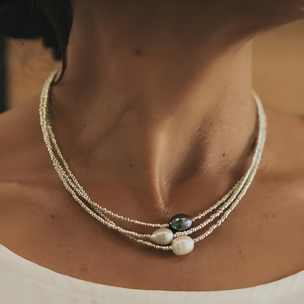 Sasha - Vintage Fresh Water Pearl Necklace Jewellery Collection