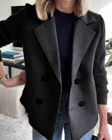 Sasha Casual Blazer Coat Black Women's Coats & Jackets