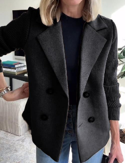 Sasha Casual Blazer Coat Black Women's Coats & Jackets