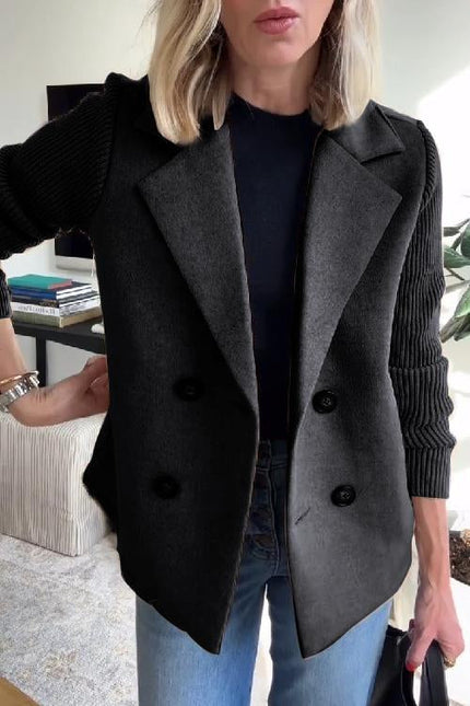 Sasha Casual Blazer Coat Black Women's Coats & Jackets