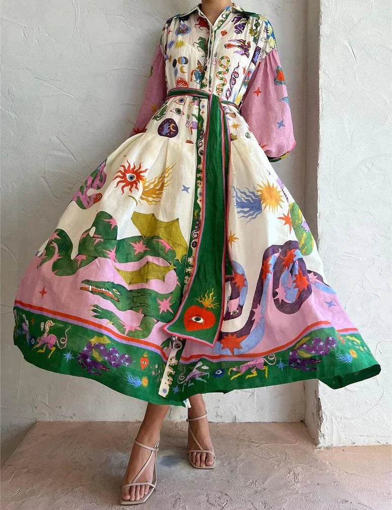 Elegant Vera Peroni™ Italian Maxi Dress Dresses