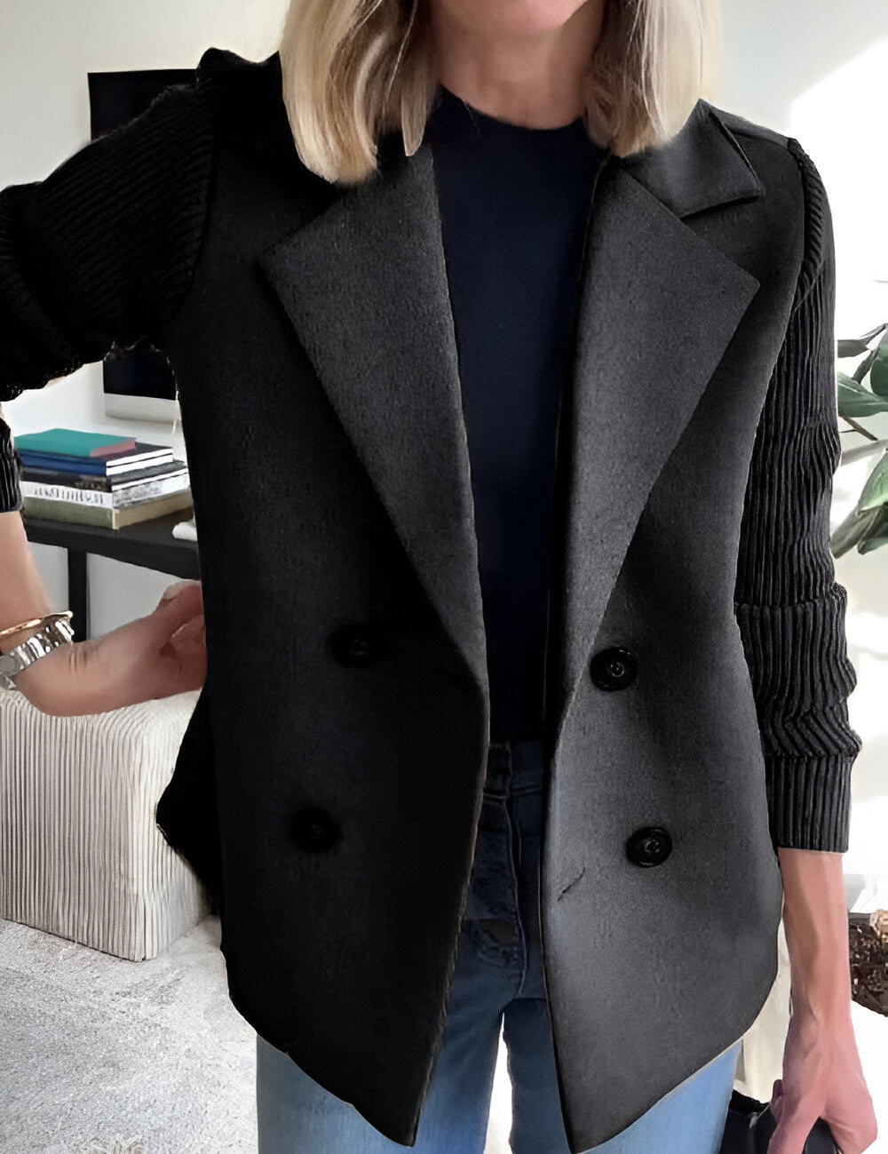 Elizabeth | Elegant jacket Black