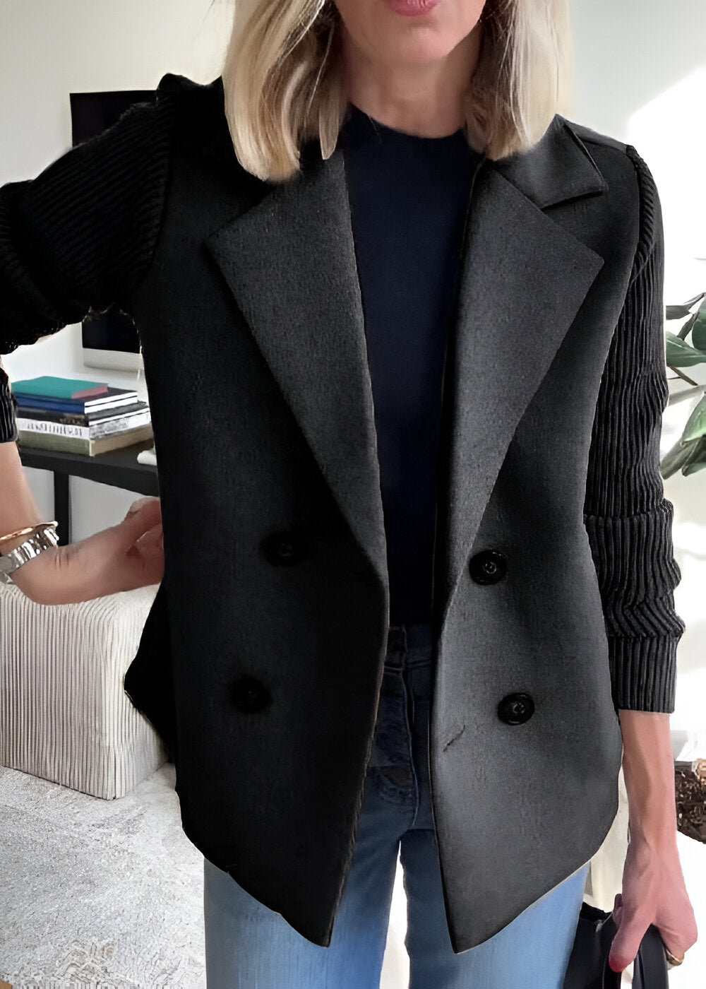 Elizabeth | Elegant jacket Black