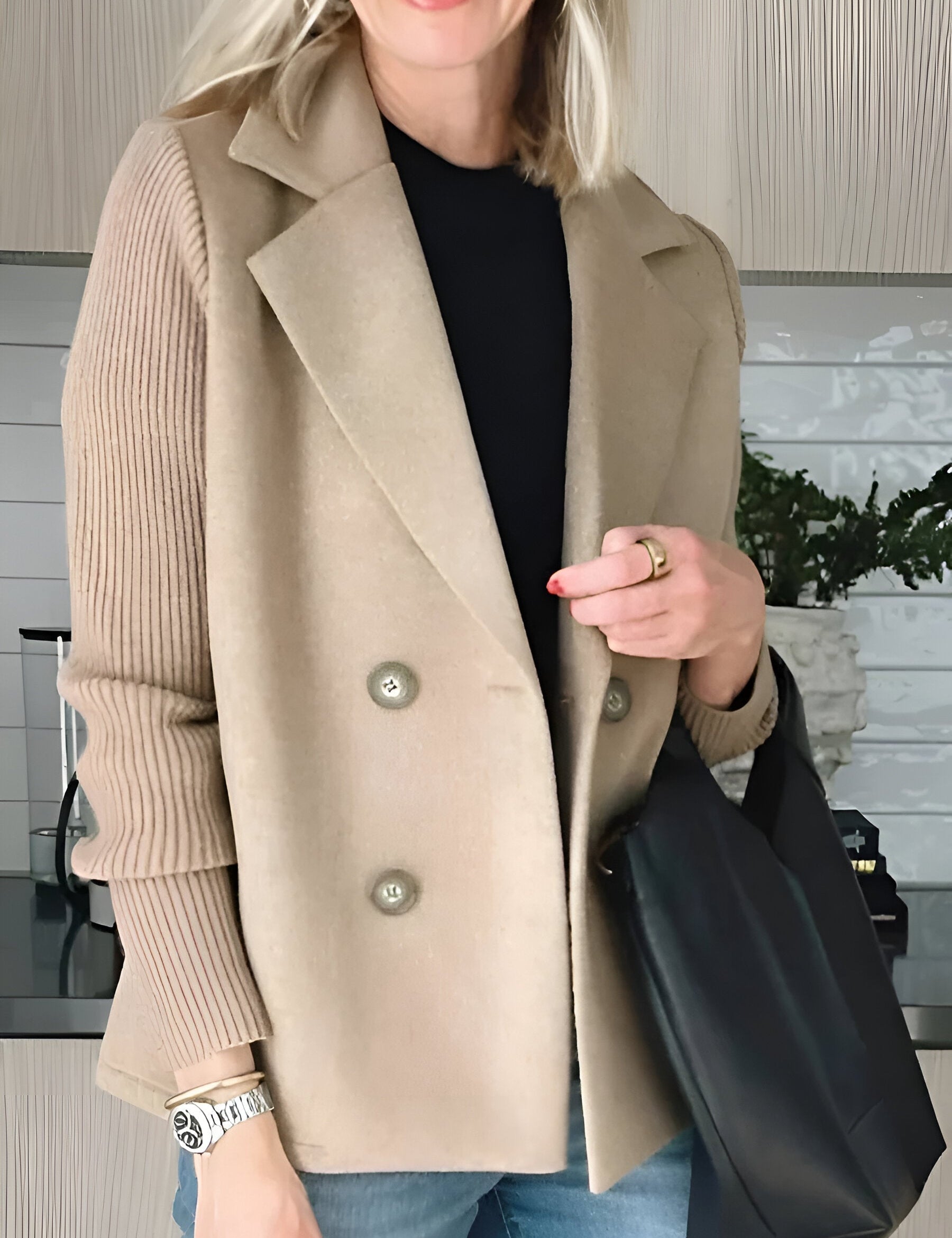 Elizabeth | Elegant jacket Khaki