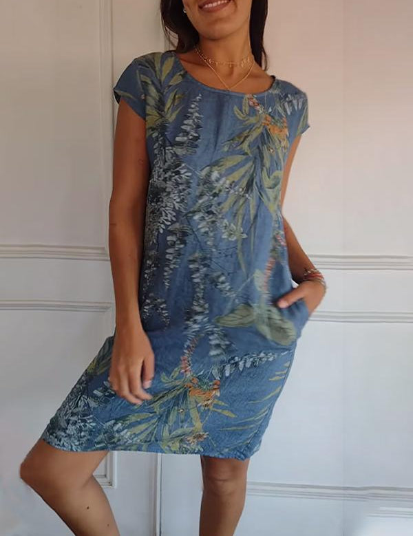Aimee | Comfort dress Blue Dresses