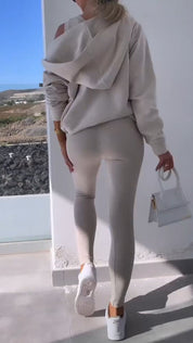 Cassandra | Hooded Cardigan Set Pullover/Sweater