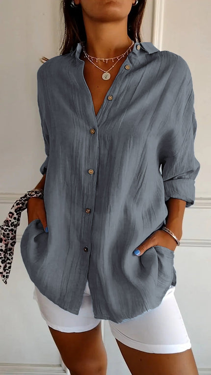Katia | Women's Shirt Grey