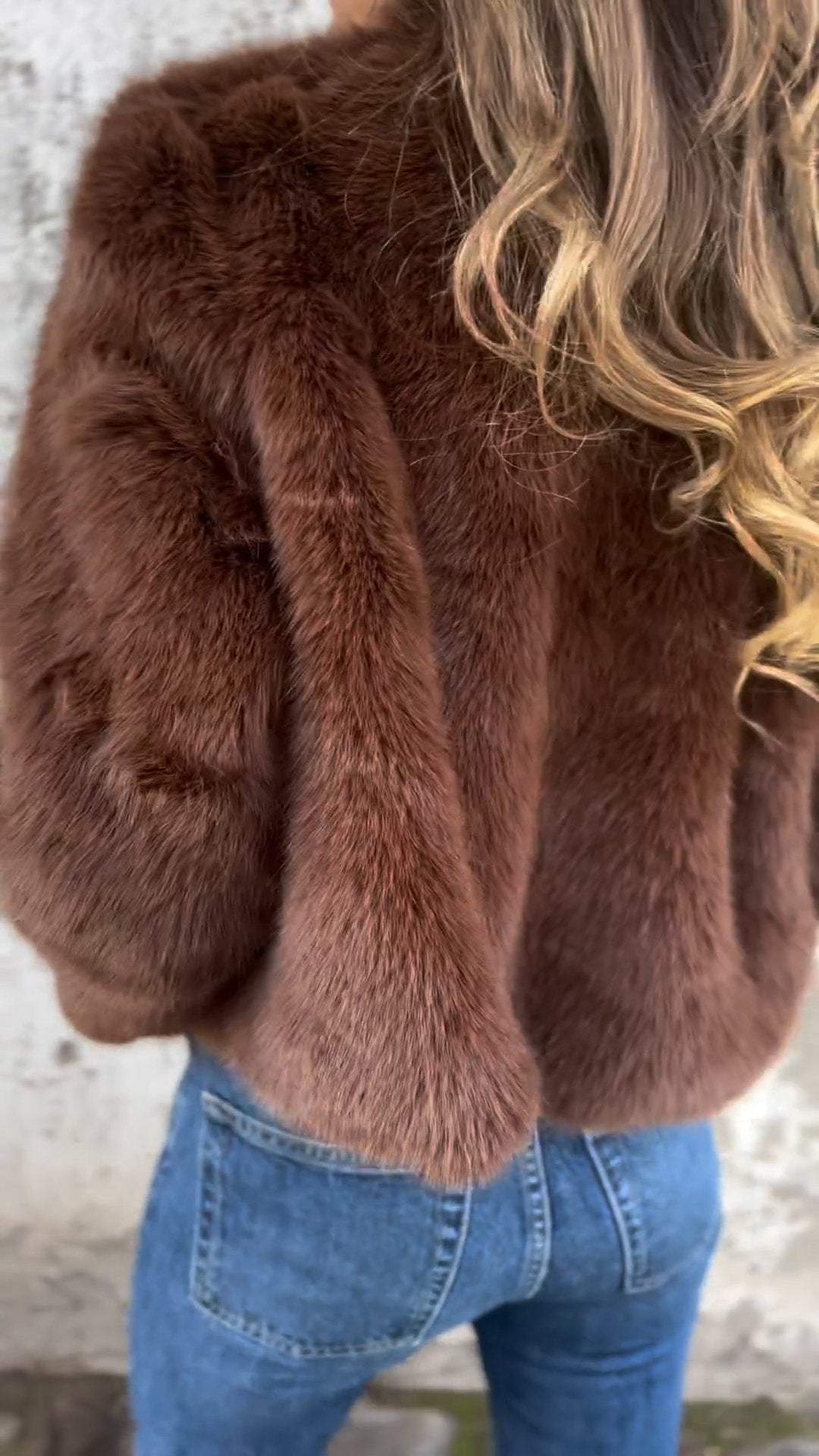 Women Faux Fur Jacket Jacket