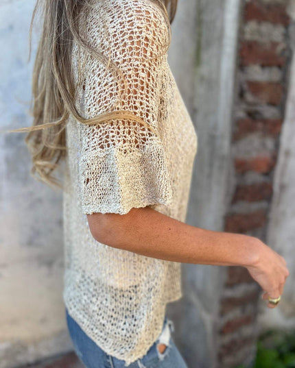 Ivonie | Elegant Textured Top Boho Collection