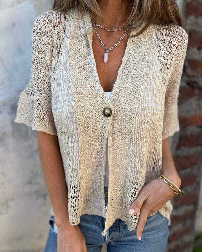 Ivonie | Elegant Textured Top Apricot (Almost sold out) Boho Collection