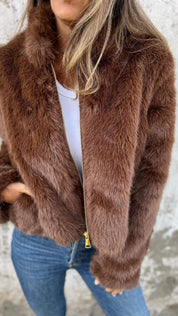 Women Faux Fur Jacket Jacket