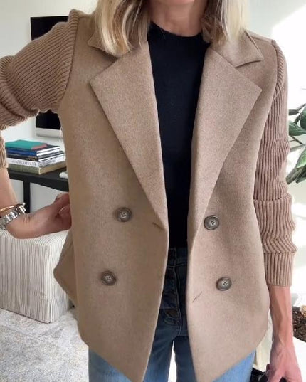 Sasha Casual Blazer Coat Brown Women's Coats & Jackets
