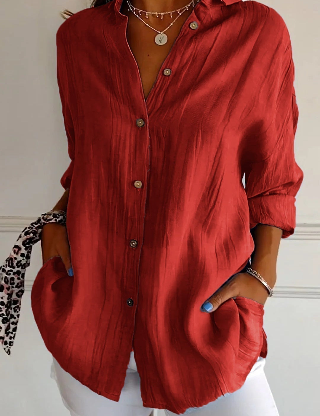 Katia | Women's Shirt Red