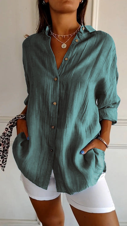 Katia | Women's Shirt Ocean blue