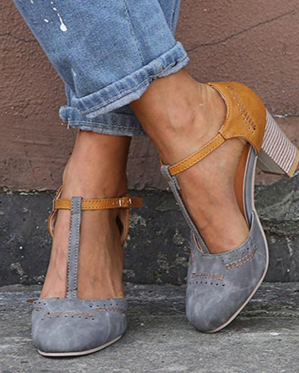 Jenny｜Orthopedic high heels Grey Shoes