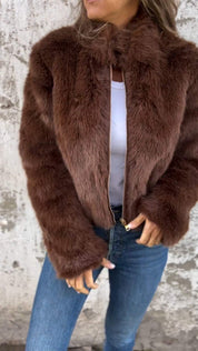 Women Faux Fur Jacket Jacket