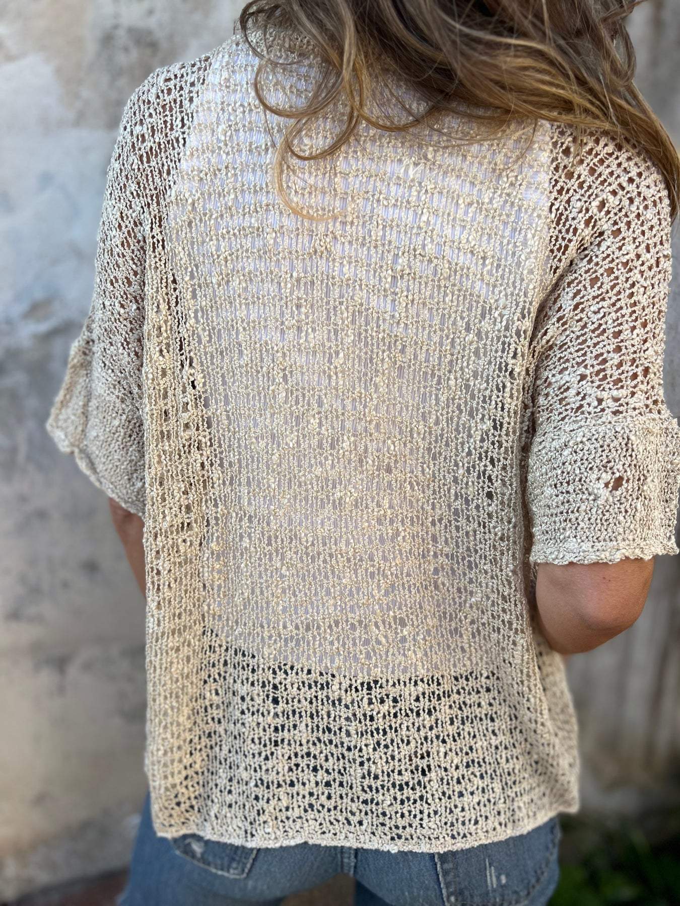 Ivonie | Elegant Textured Top Boho Collection
