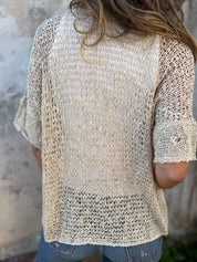 Ivonie | Elegant Textured Top Boho Collection
