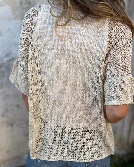Ivonie | Elegant Textured Top Boho Collection