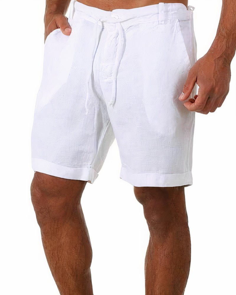 Caleb | Linen Men's Shorts Shorts