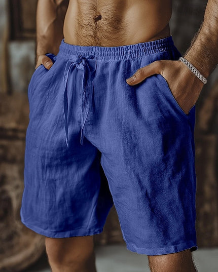 Julien Cotton Casual Shorts Royal Blue Shorts