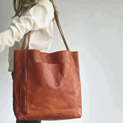 Lorenne | Stylish Leather Shoulder Bag Brown Handbags